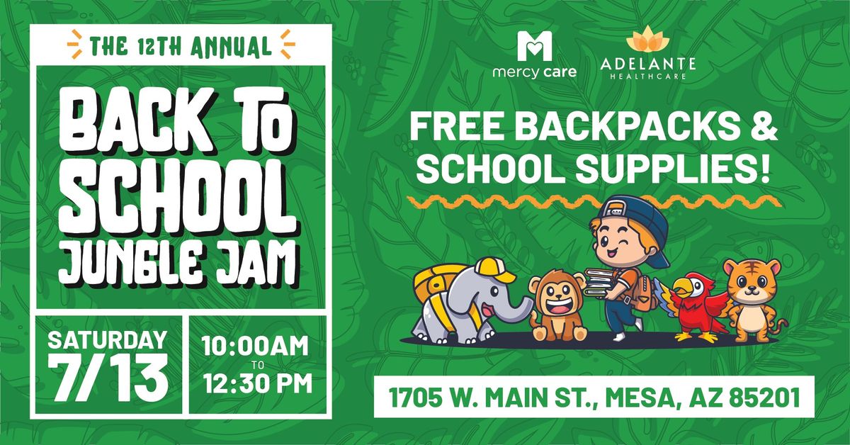 Back to School Event in Mesa \u2013 FREE BACKPACKS & SUPPLIES