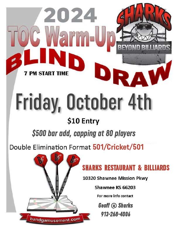 Sharks (KC) Blind Draw - A TOC Warm up :-) 