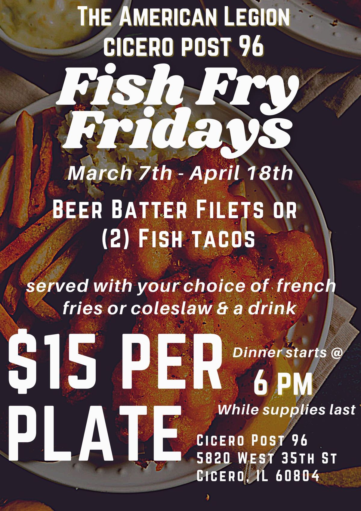 Lenten Fish Fry Fridays!