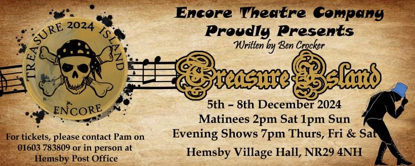 Treasure Island Pantomime - 6th December 7pm