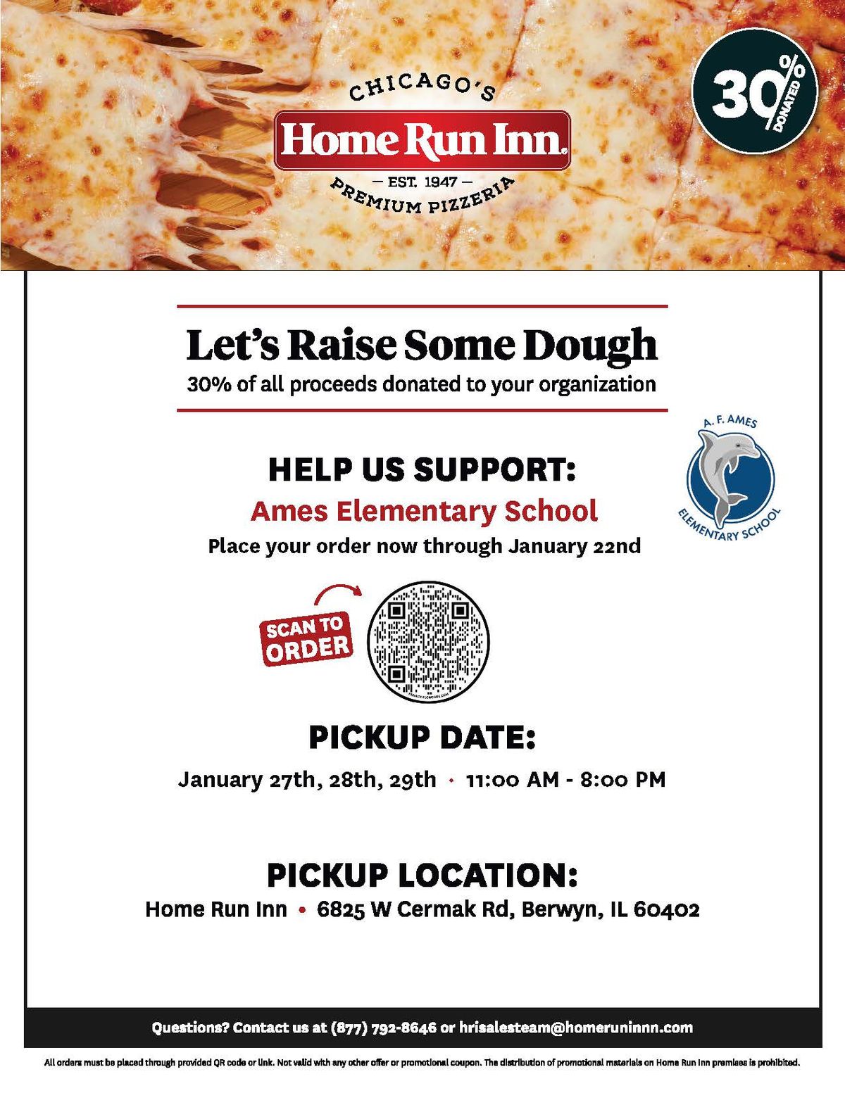 Home Run Inn Pizza Fundraiser