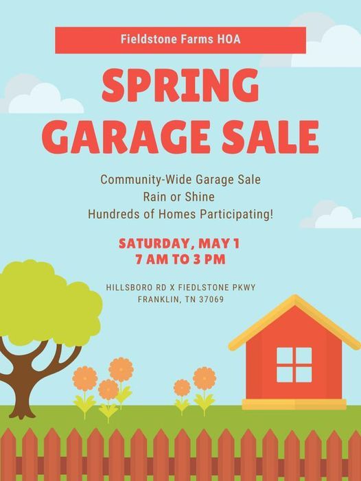 Community Wide Spring Yard Sale