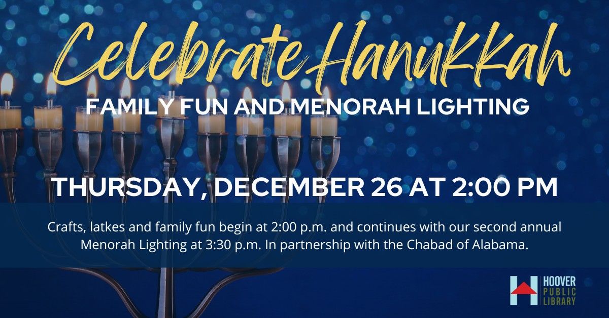 Celebrate Hanukkah: Family Fun and Menorah Lighting