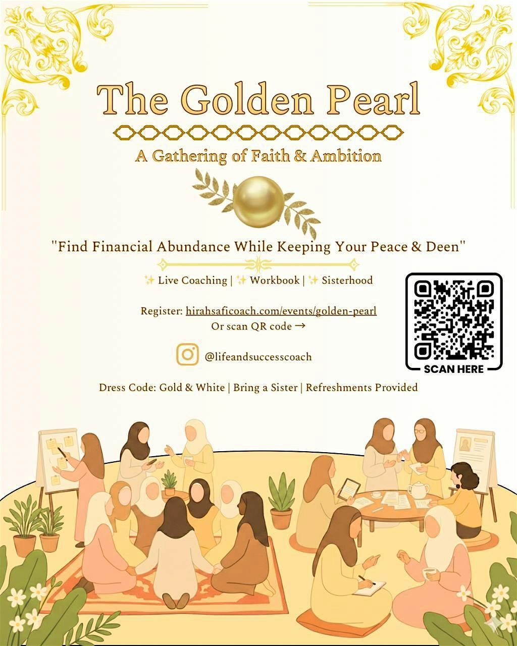 Muslim Girls Ambitious- Business owner - Professional Golden Pearls Event