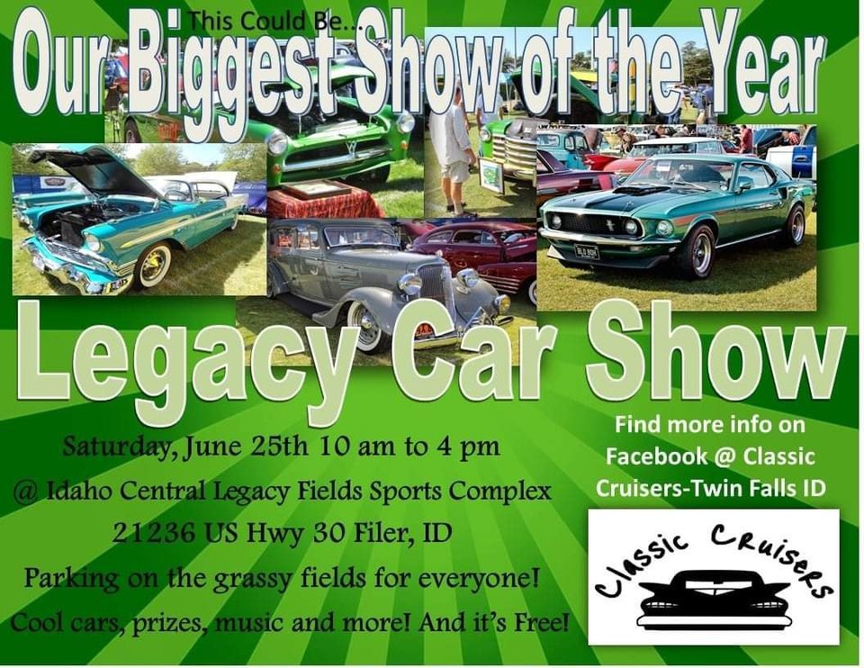 Legacy Car Show, Idaho Central Legacy Fields, Filer, 25 June 2022