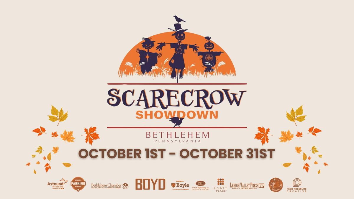 Historic Downtown Bethlehem Present's Scarecrow Showdown