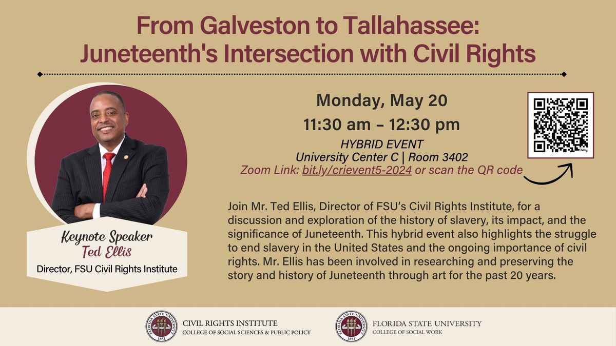 From Galveston to Tallahassee:  Juneteenth's Intersection with Civil Rights