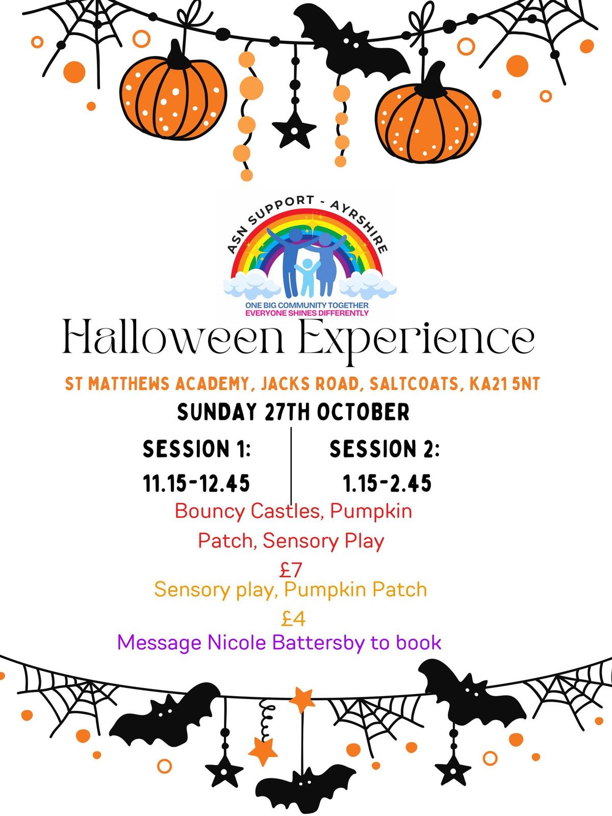 ASN Halloween Experience- Booking is Essential \ud83c\udf83