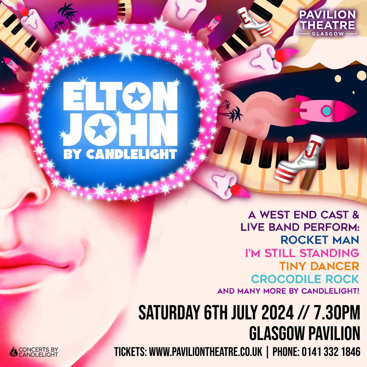 Elton John By Candlelight At Pavilion Theatre, Glasgow