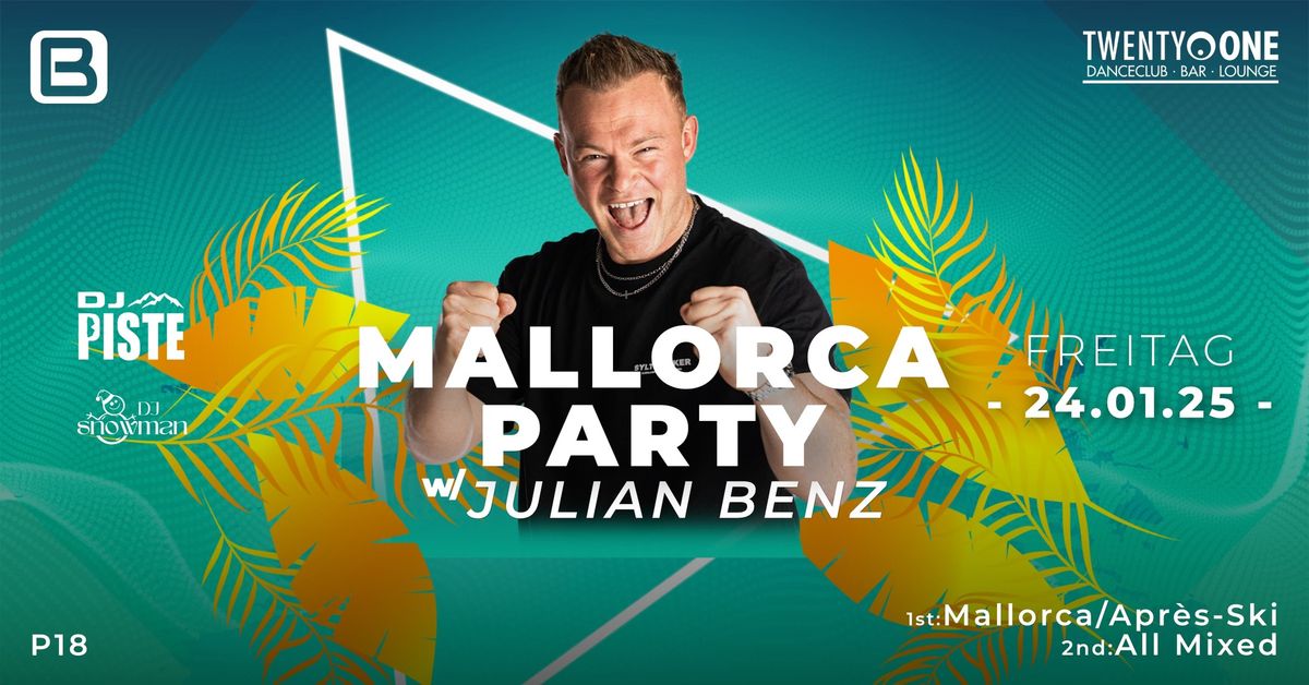 MALLORCA PARTY w\/JULIAN BENZ