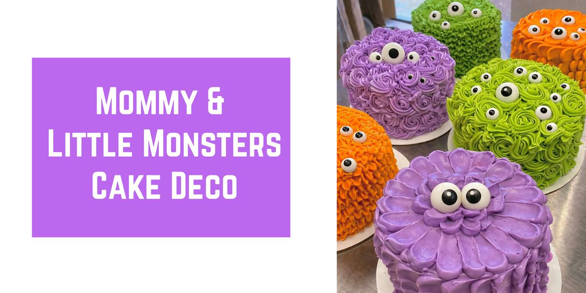 Mommy & Little Monsters Cake Deco