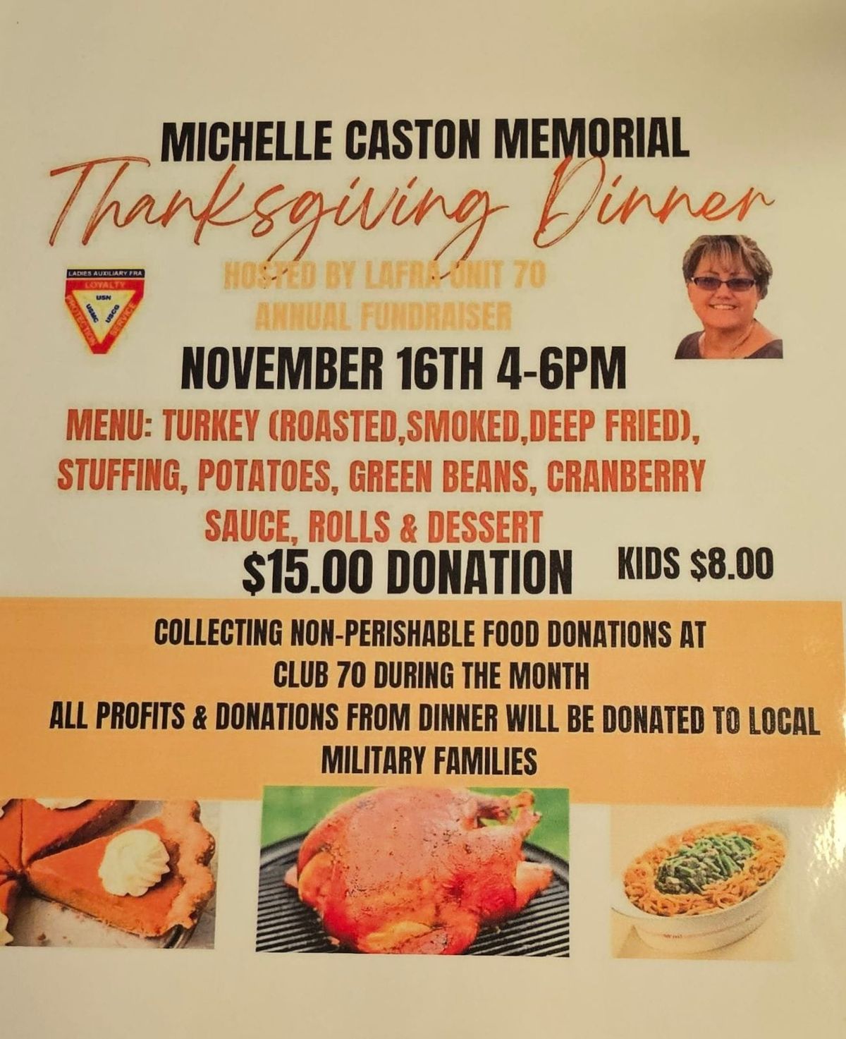 Michelle Caston Annual Thanksgiving Dinner