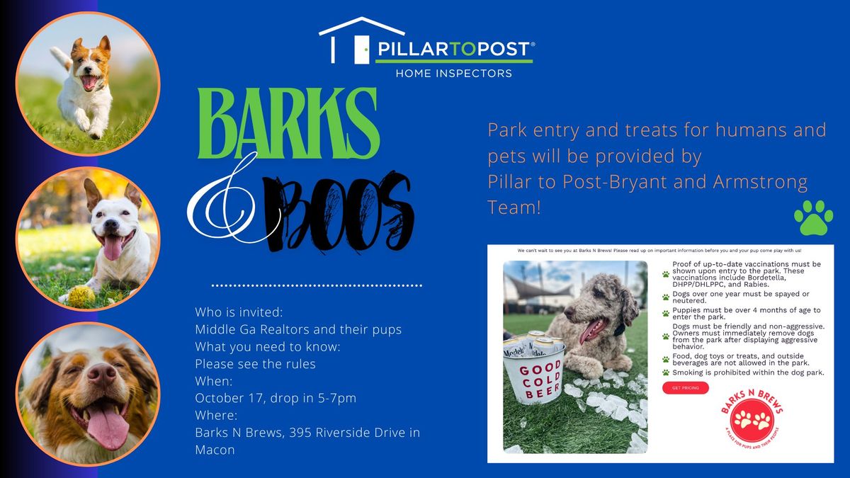 Barks & Boos - Realtor and their Pups Event