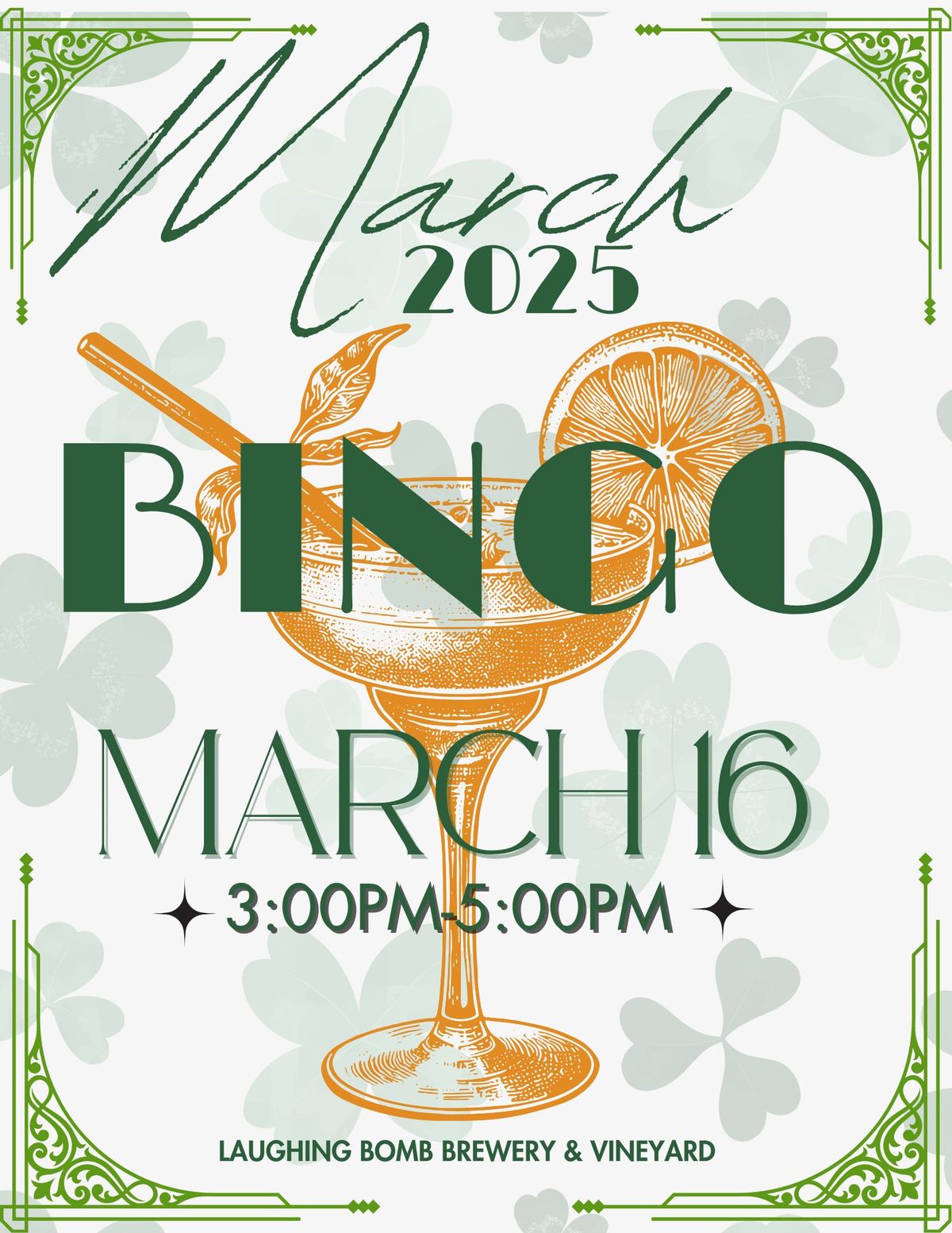 St. Paddy\u2019s BINGO Fest (March 16th)