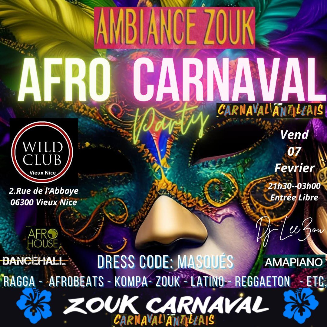 Soir\u00e9e AFRO CARANAVAL