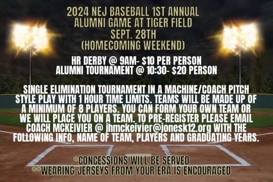 2024 First Annual NEJ Baseball Alumni Tournament