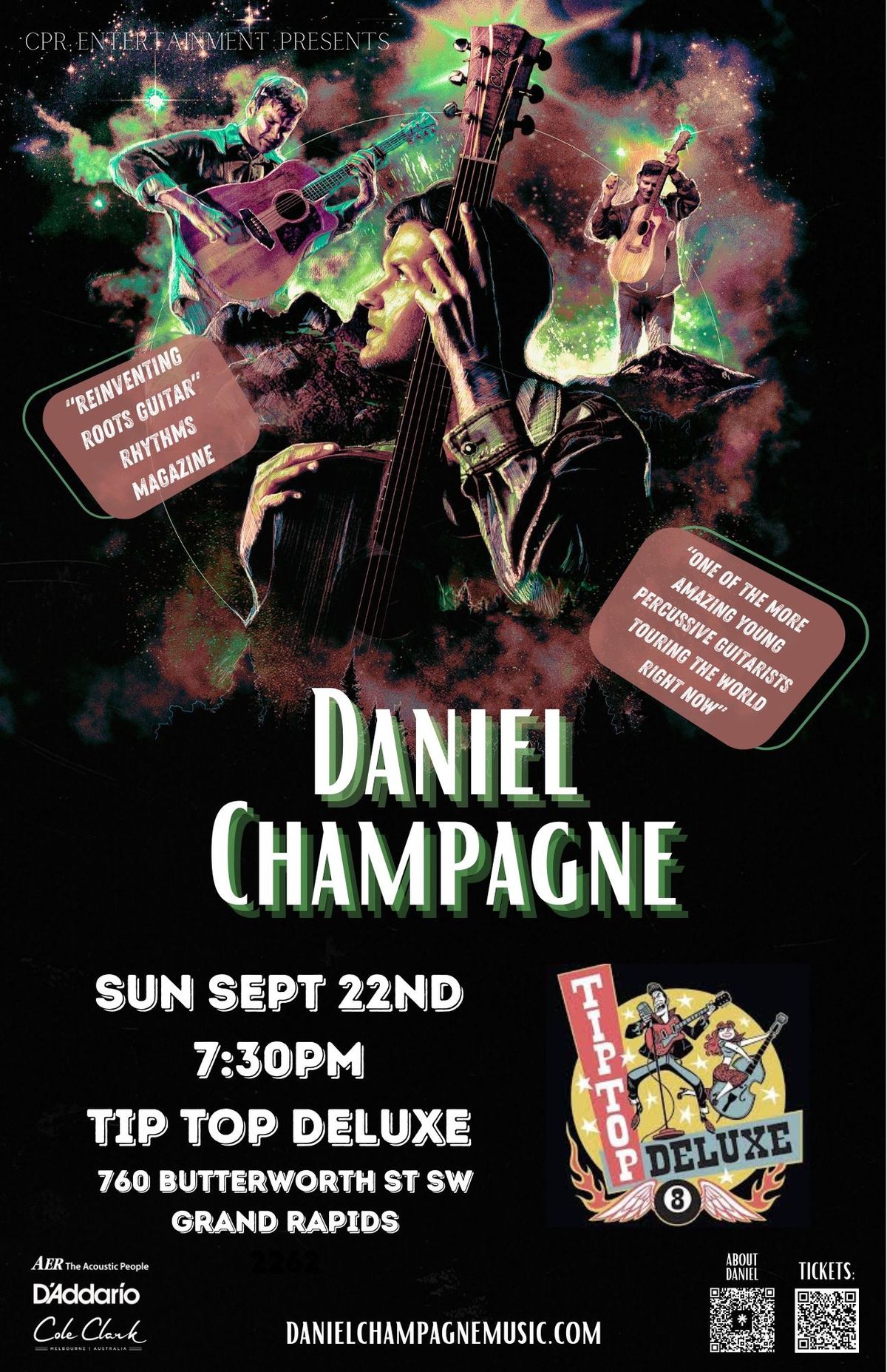 Daniel Champagne (Australia) LIVE at Tip Top Deluxe Bar | Grand Rapids