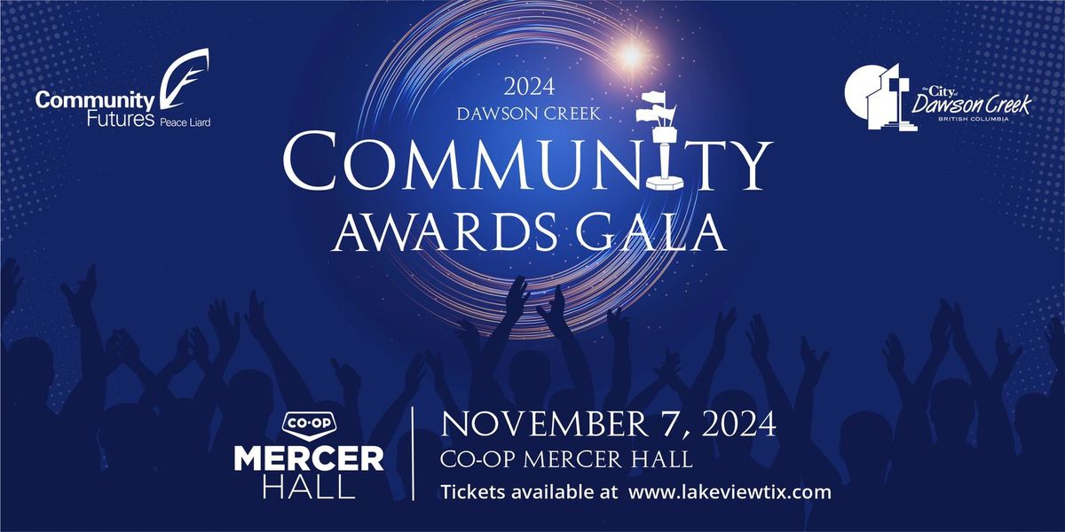 Community Awards Banquet\/Gala November 7th tickets are  on Sale!