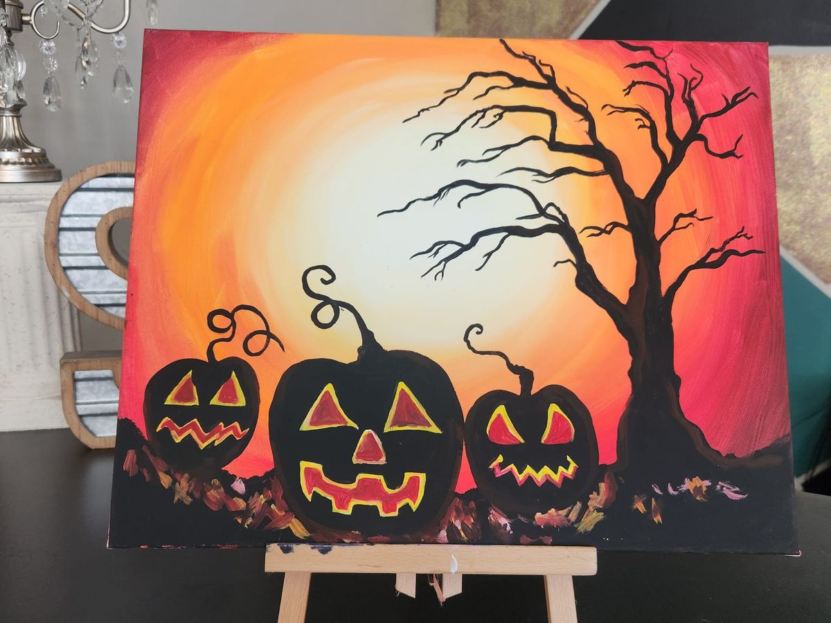 Halloween Paint n Sip