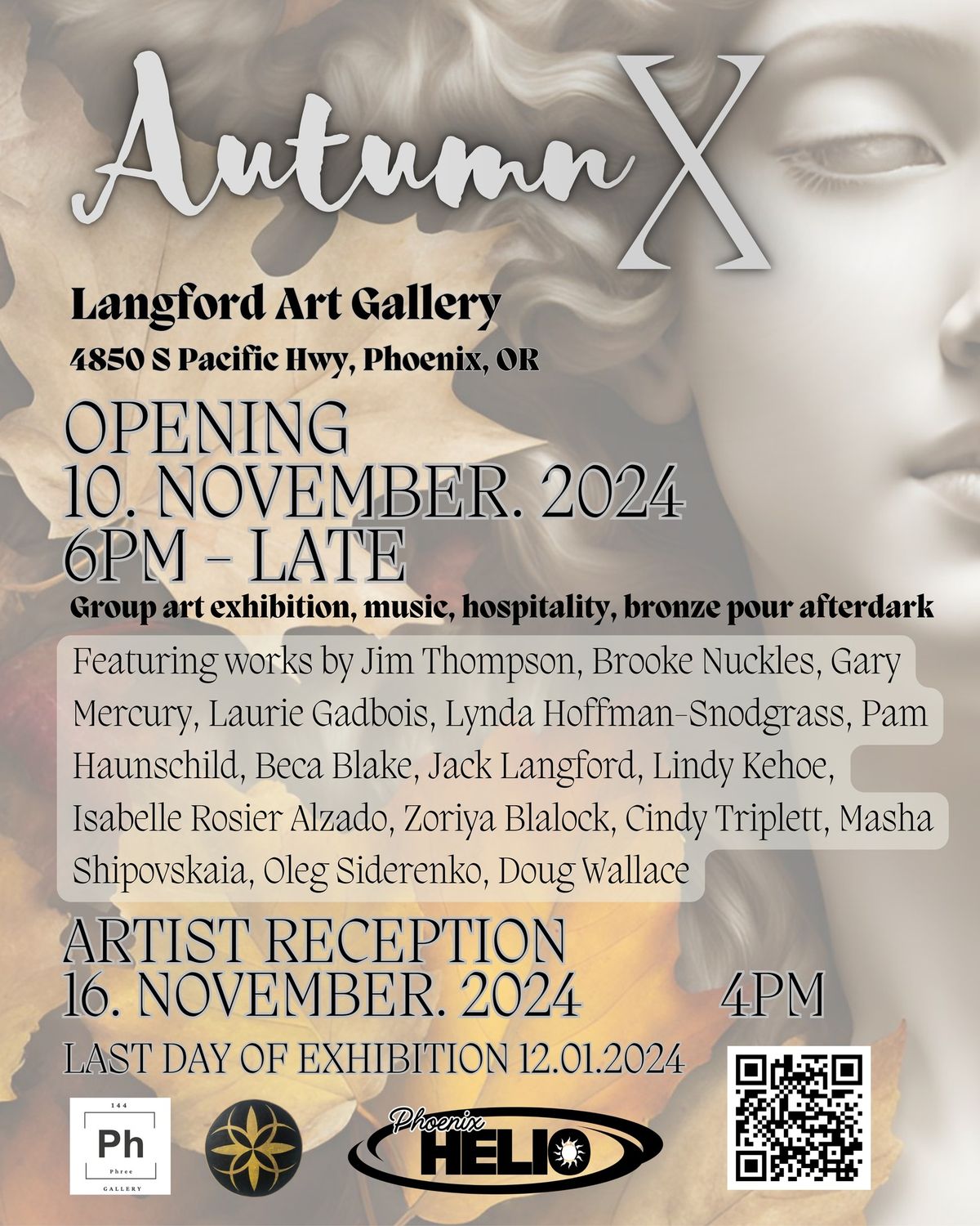 Autumn X Group Show at Langford Art Gallery