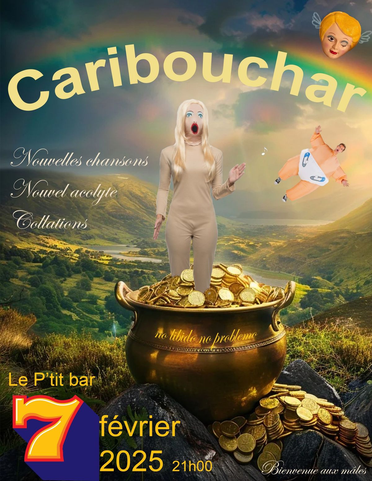 Caribouchar en concert