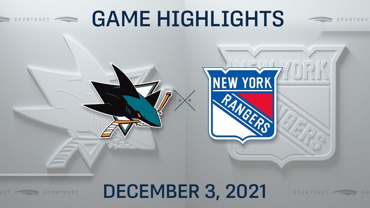 New York Rangers vs. San Jose Sharks