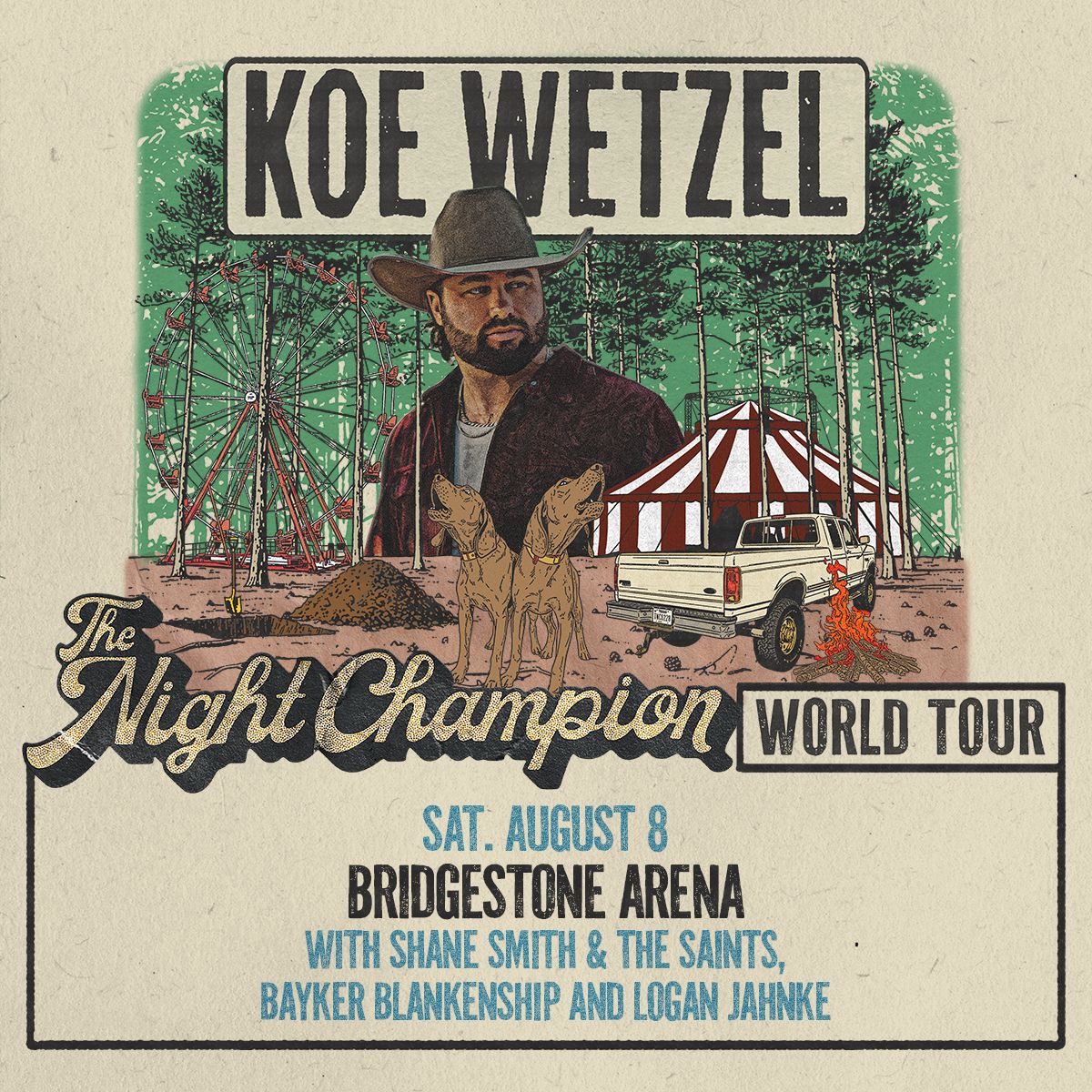 Koe Wetzel & Shane Smith and The Saints