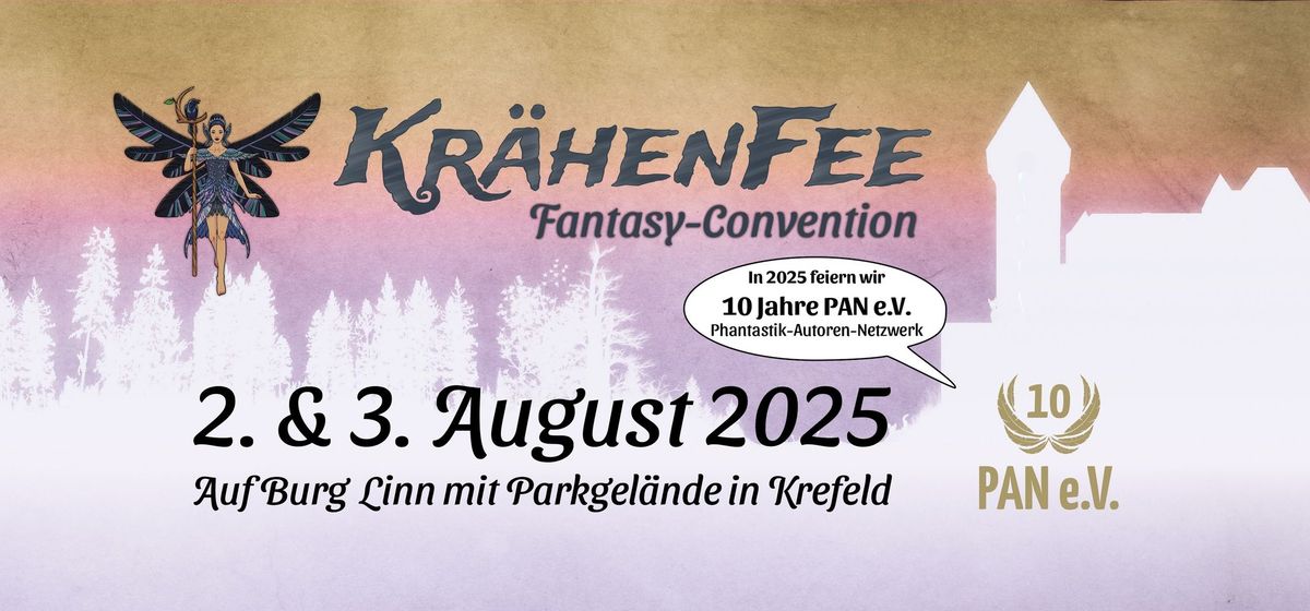 Kr\u00e4henFee Fantasy-Convention 2025 und 10 Jahre PAN e. V.