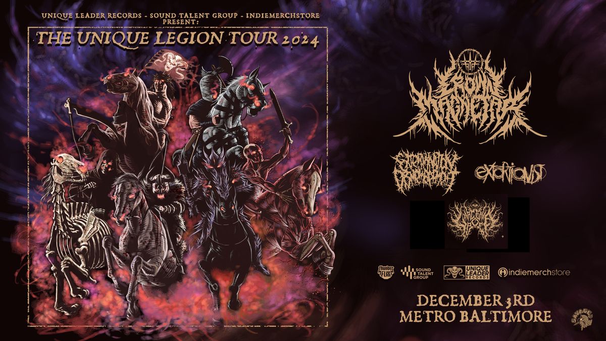 CROWN MAGNETAR w\/ Extortionist, Extermination Dismemberment and Larcenia Roe @ Metro Baltimore 