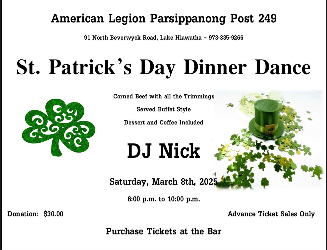 St. Patrick's Day Dinner Dance