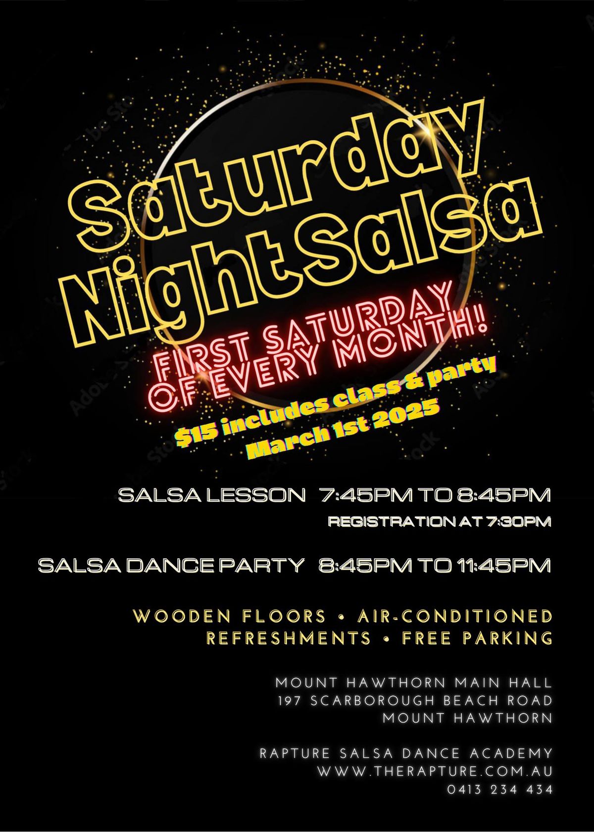 Saturday Night Salsa - March 1st Edition