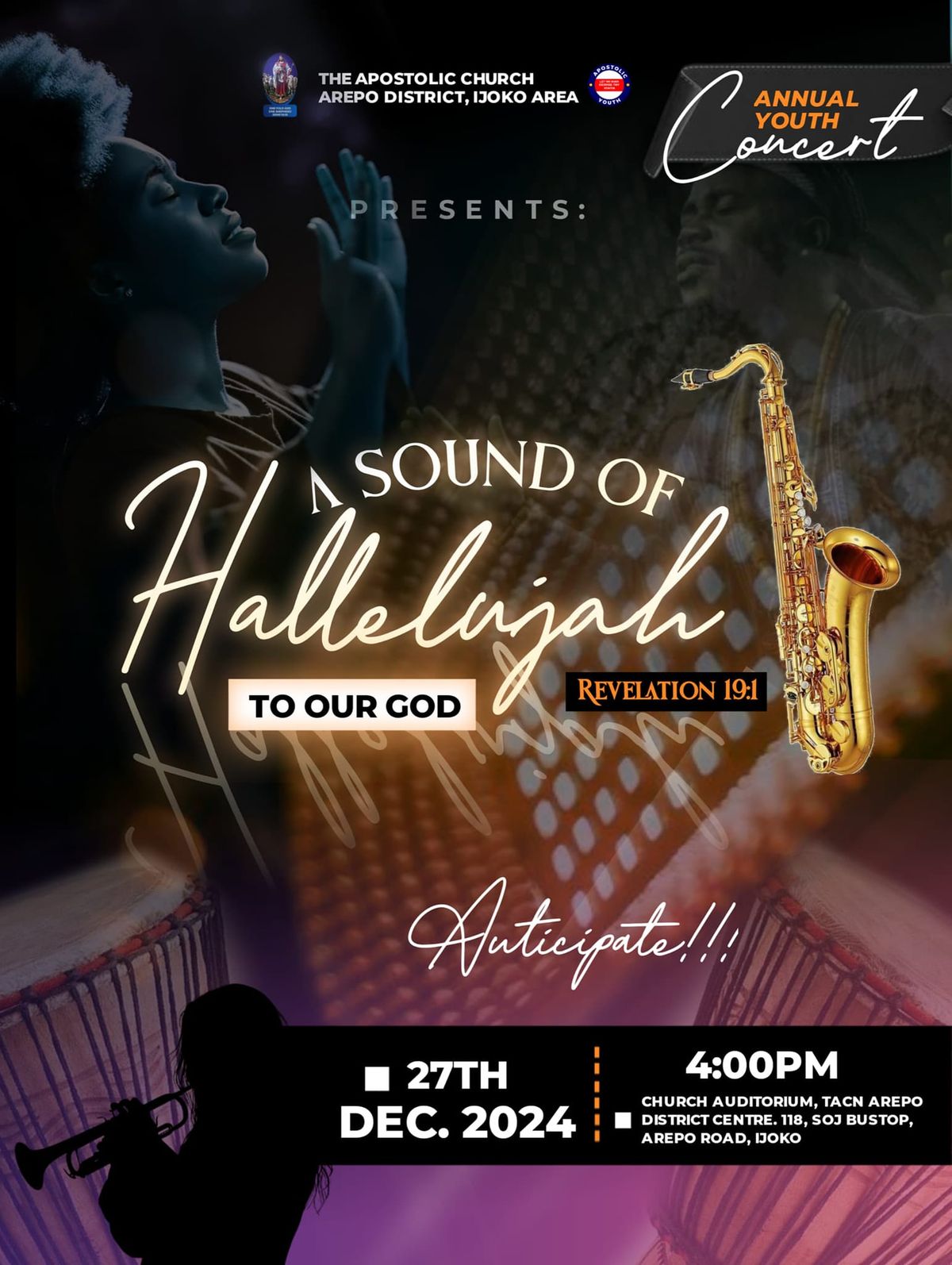 A sound of hallelujah unto our God