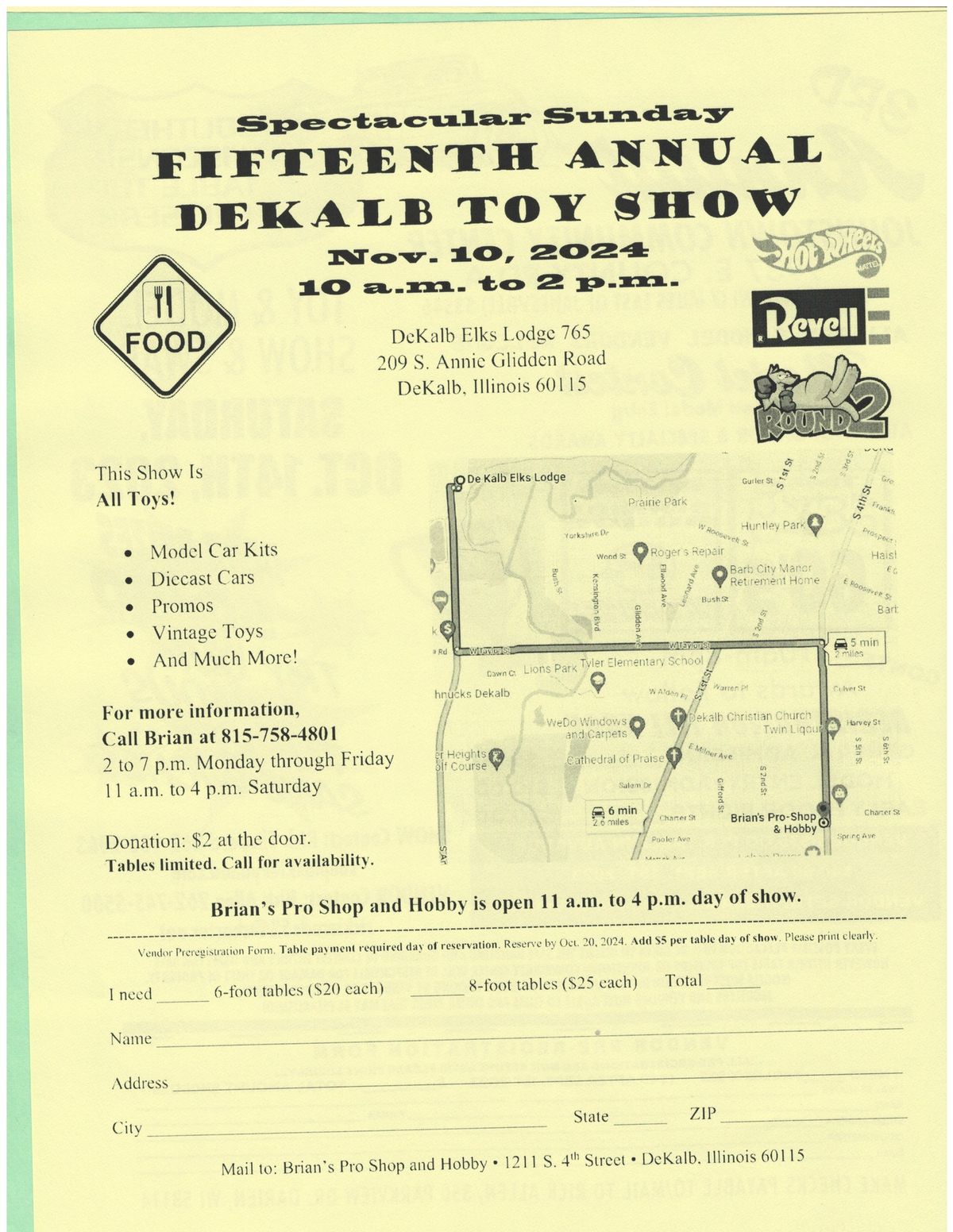 FIFTEENTH ANNUAL DEKALB TOY SHOW