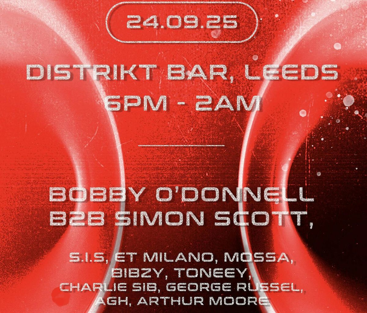 8 Cliff Records @ Distrikt, w\/ Bobby O'Donnell & Simon Scott