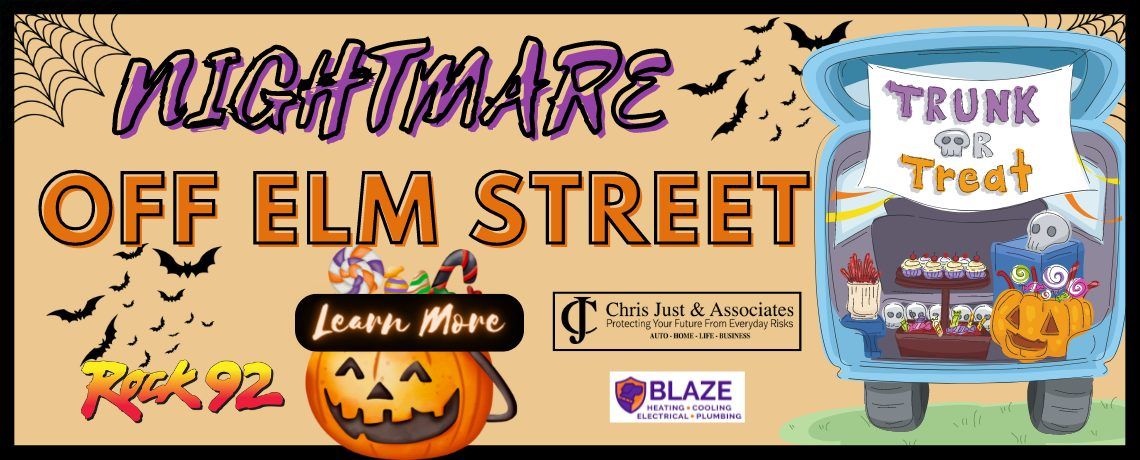 Rock 92's Nightmare Off Elm Street Trunk Or Treat