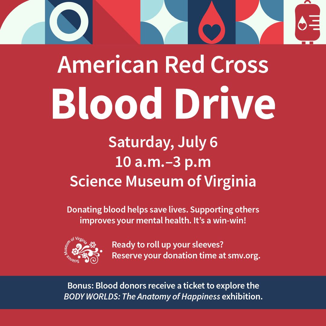 American Red Cross Blood Drive at the Science Museum of Virginia 