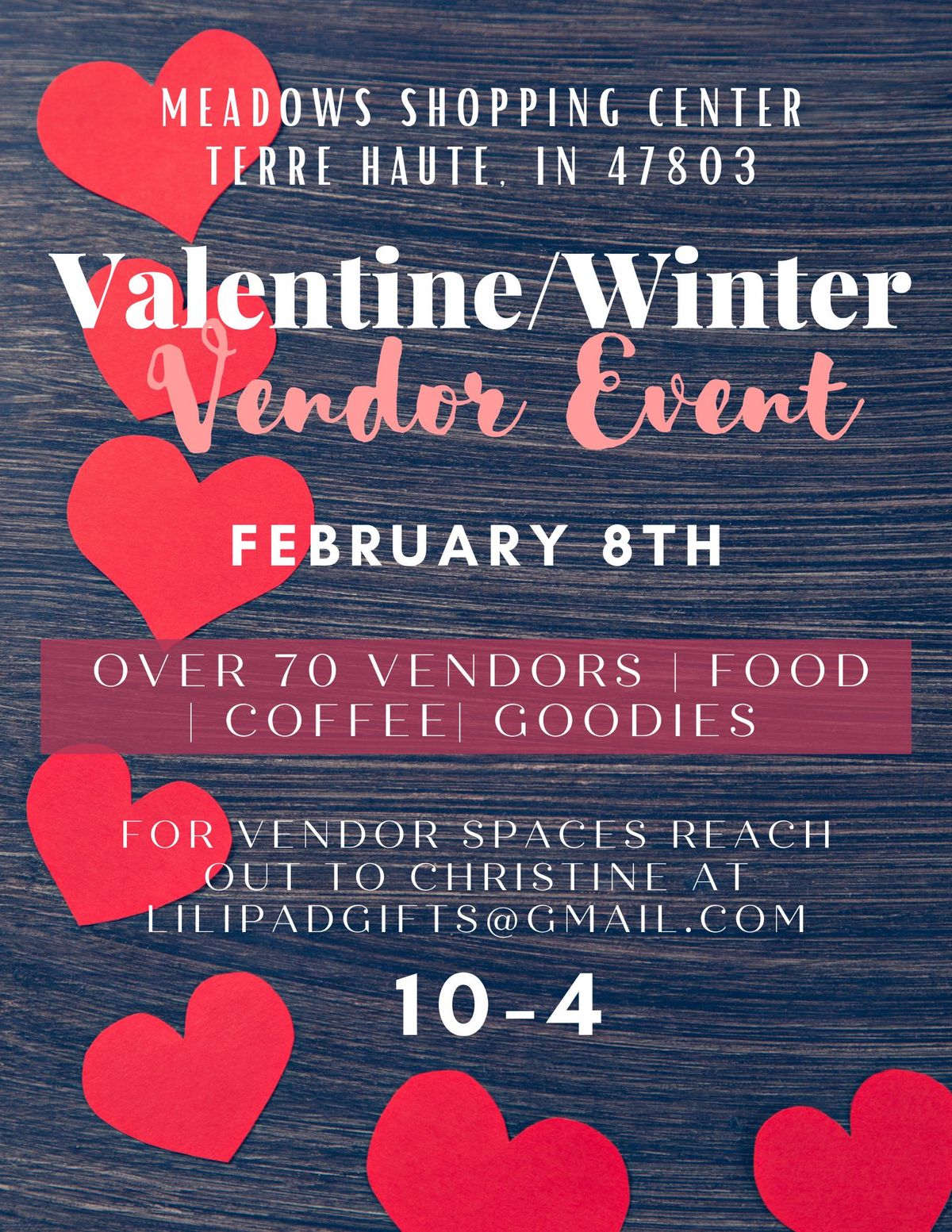 Meadows Valentine\/Winter Vendor Event