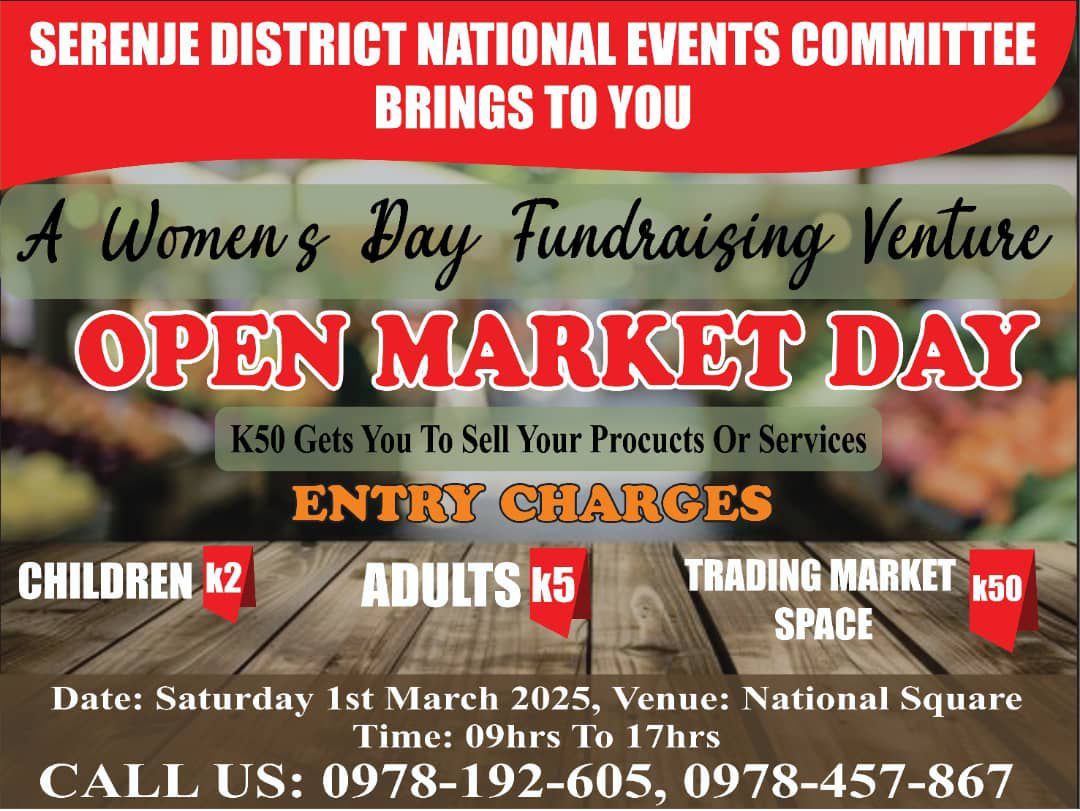 Women's Day Fundraising Venture - Open Day Market