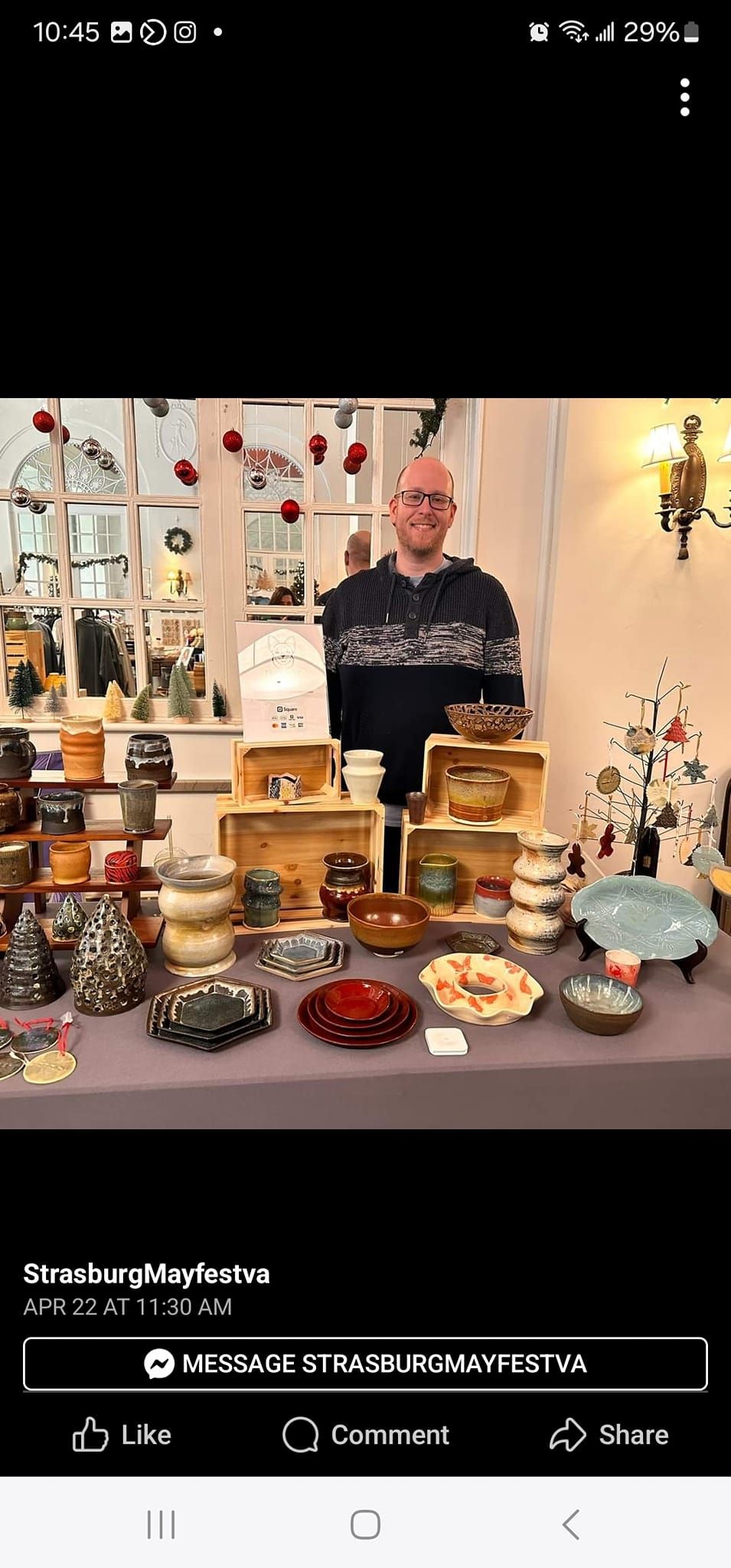 Finchpot Pottery Pop Up at Vintage MC 