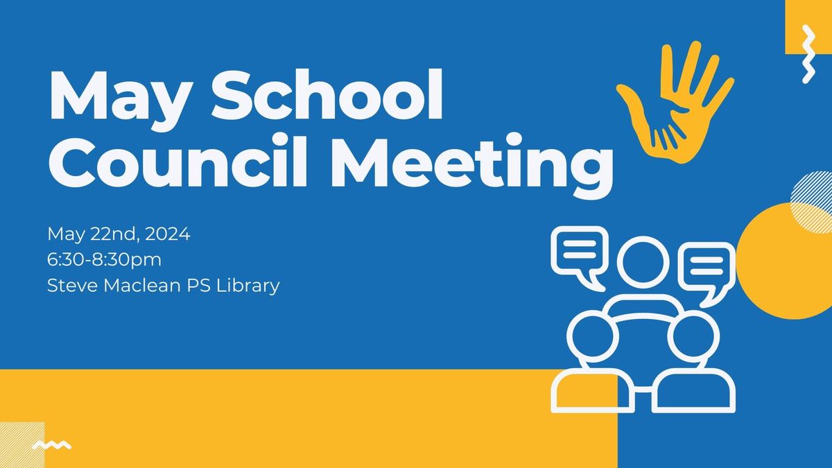 May School Council Meeting