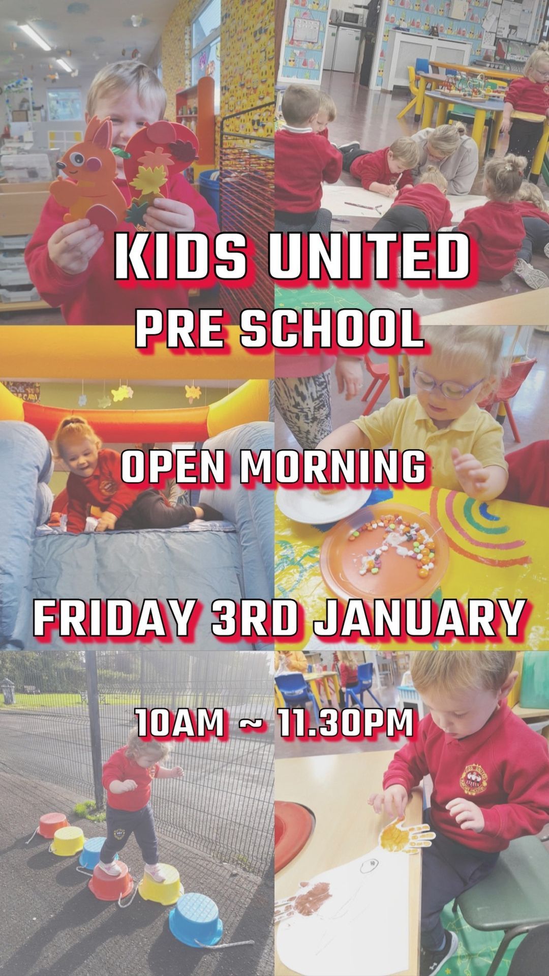 KIDS UNITED PRE SCHOOL OPEN DAY