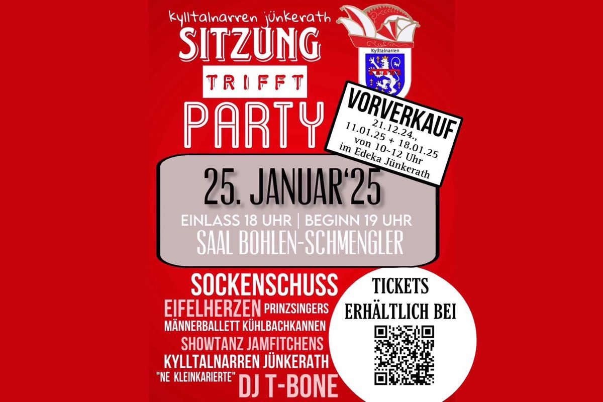 Sitzung trifft Party