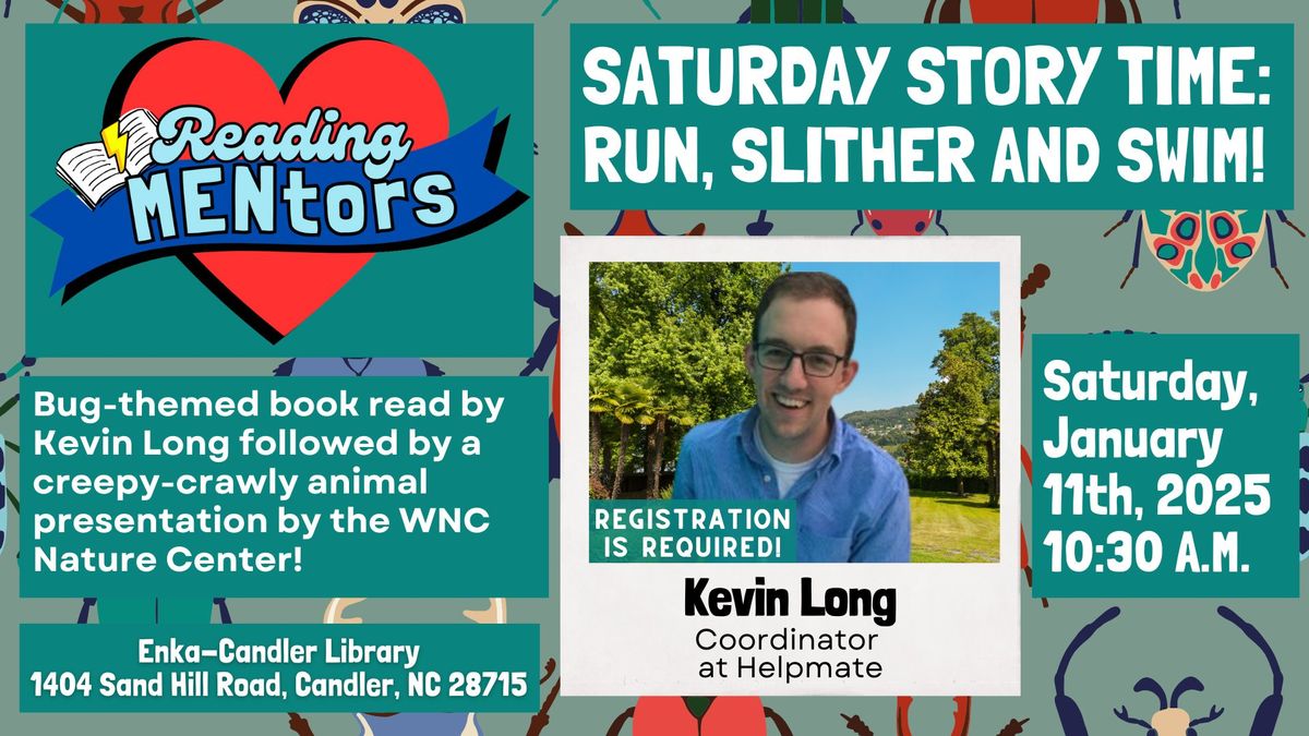 Reading MENtors - Saturday Story Time: Run, Slither and Swim!