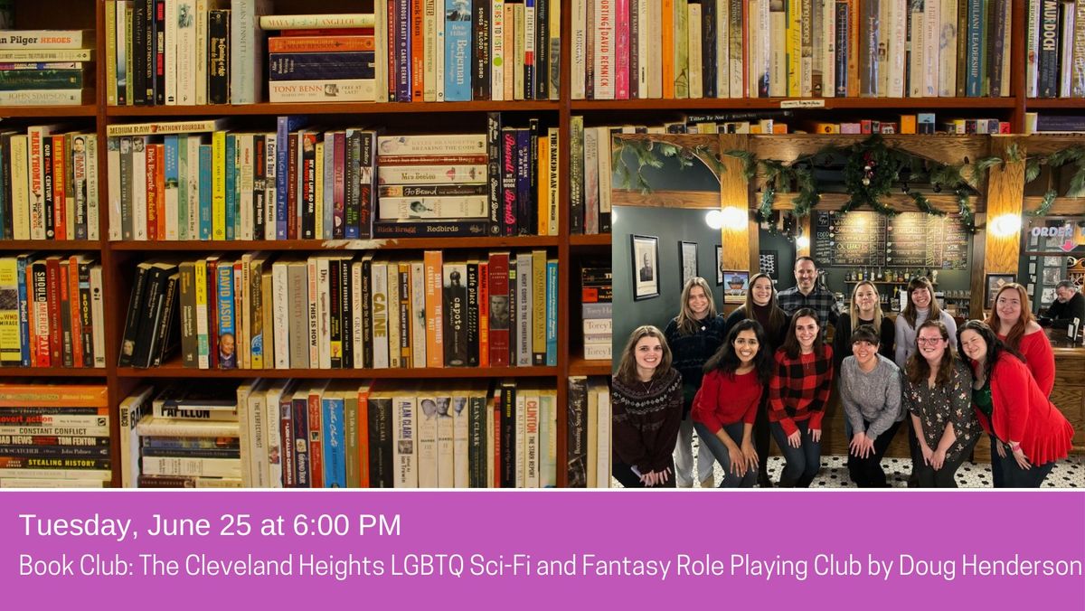 June Book Club - The Cleveland Heights LGBTQ Sci-Fi and Fantasy Role Playing Club