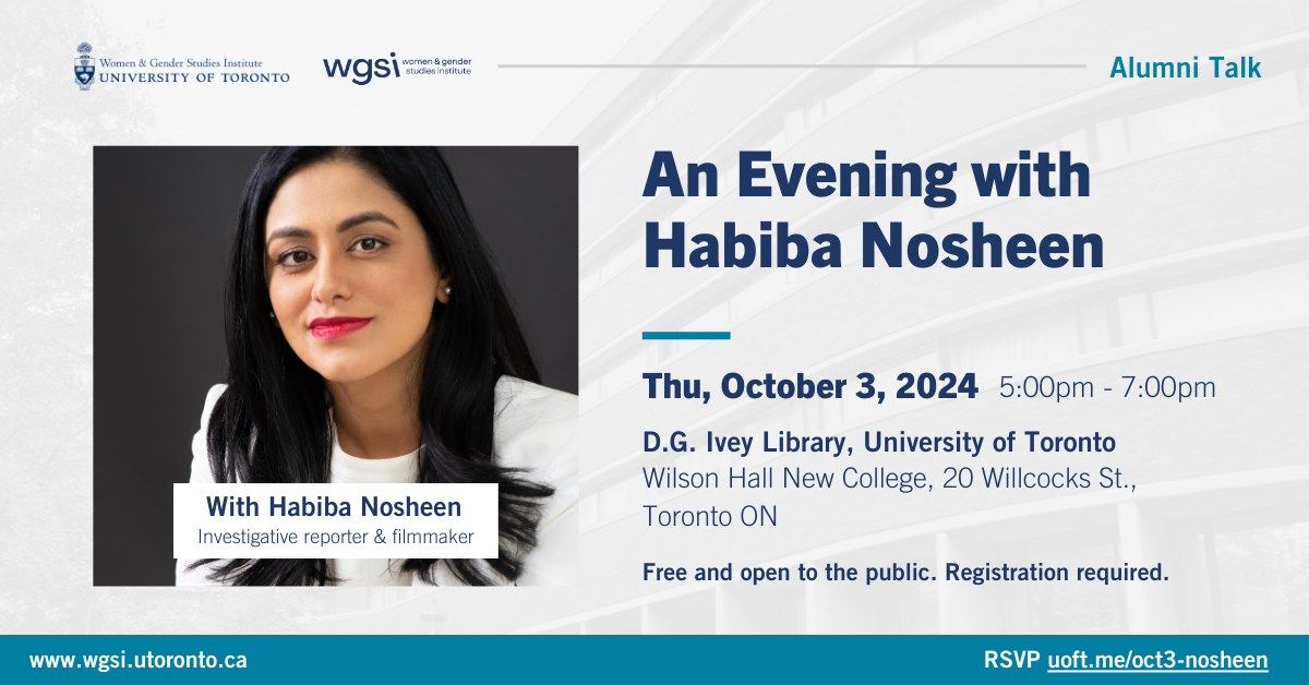 An Evening with Habiba Nosheen