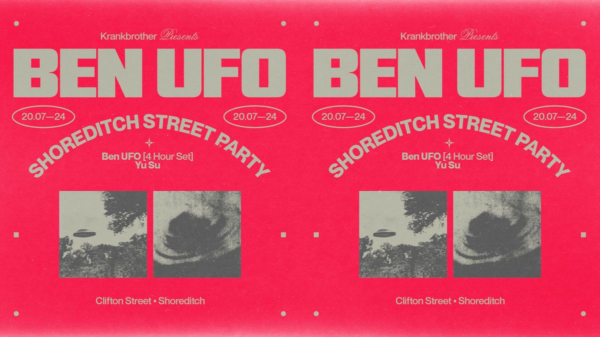 Ben UFO Shoreditch Street Party
