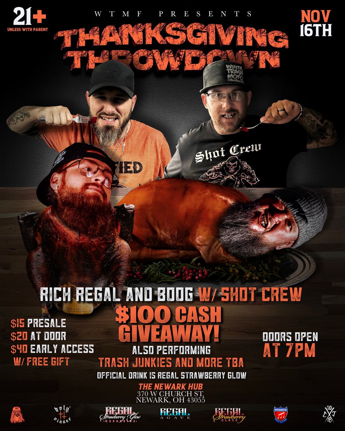 Thanksgiving Throwdown w\/Rich Regal(WTMF) n Shot Crew