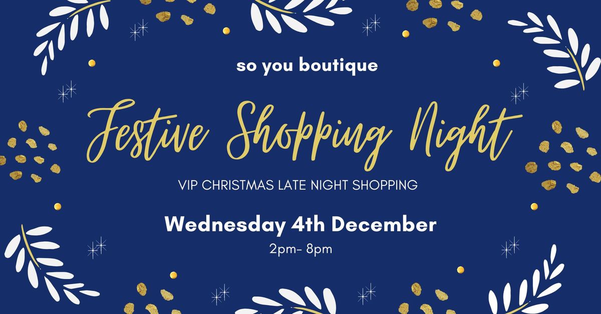 Festive Shopping Night