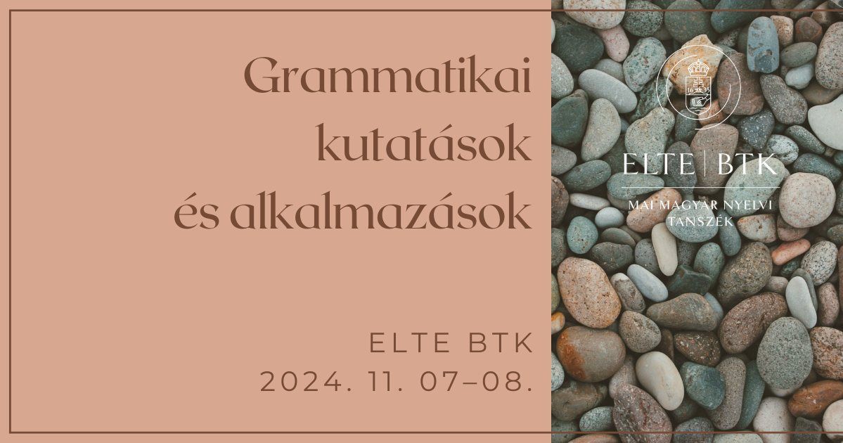 Grammatikai kutat\u00e1sok \u00e9s alkalmaz\u00e1sok - \u00daj n\u00e9z\u0151pontok a magyar nyelv le\u00edr\u00e1s\u00e1ban 10.