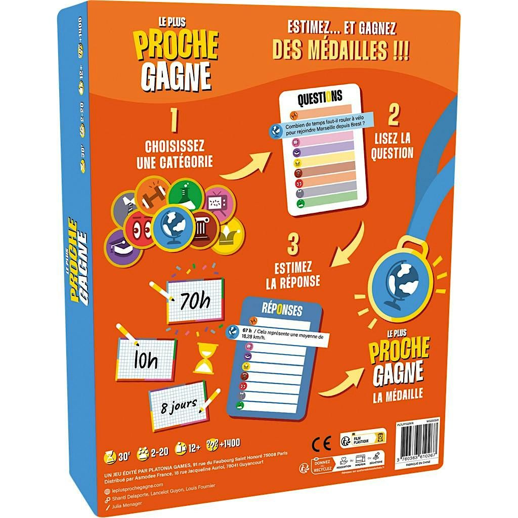 D\u00e9couverte Le plus proche gagne !